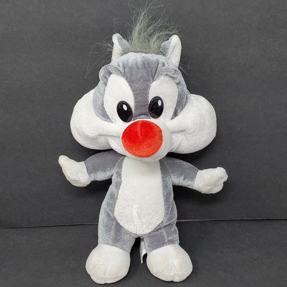 Six Flags 12" Tom Cat Looney Tunes Plush Stuffed Animal Cartoons Toy Souvenir
